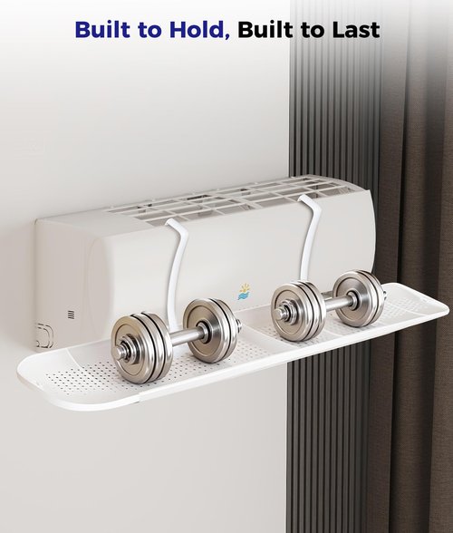 OYLUS Retractable Air Conditioner Deflector - Adjustable AC Air Deflector for Split Units, Anti-Direct Blowing Windshield, Enhances Cooling & Heating Circulation, Universal Fit