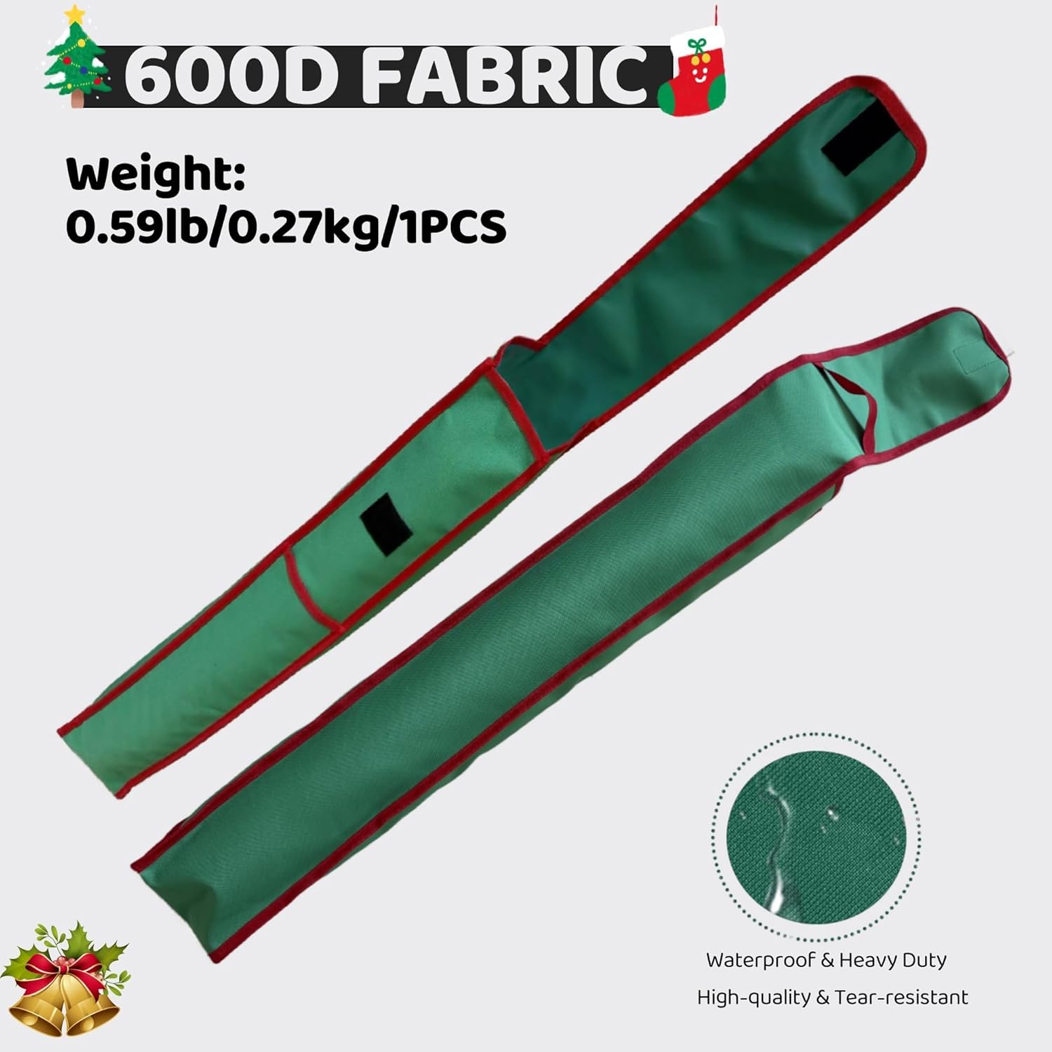 OUTTDID Wrapping Paper Storage Bag - Gift Organizer for 9 Rolls | Green Craft & Christmas Wrap Holder