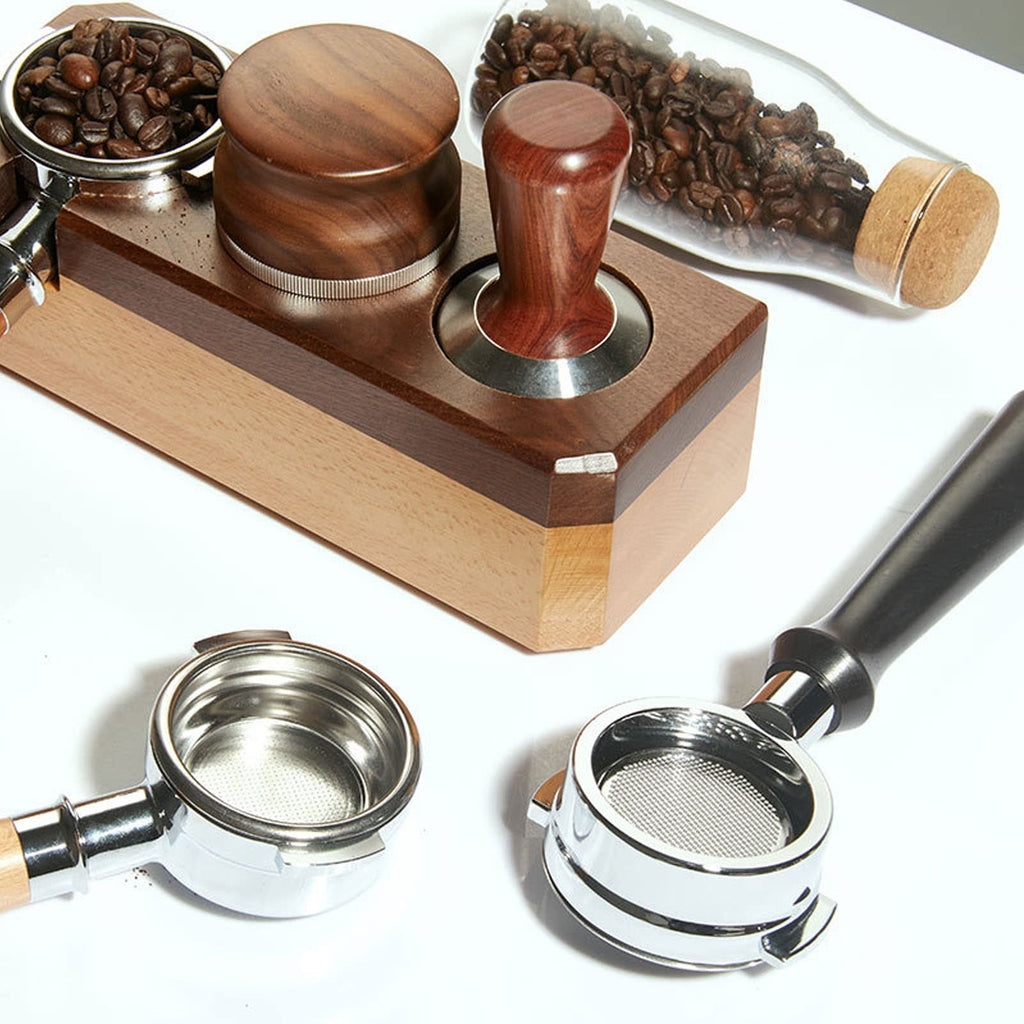 Bottomless Portafilter Ascaso Milesto Em19M2 Crem One Casadio Semremo Cimbali Royal Gemilai Bezzera Gaecm Filter Basket Thailand Rosewood Aluminum Alloy 2 Ears Portafilter