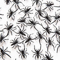 1 1/2" Plastic Spiders, 72 Pack