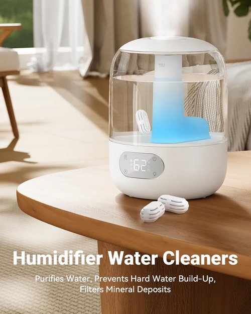 Mbetter 8 Pack Demineralization Cartridge Compatible with All LEVOIT Top Fill Humidifiers, Humidifier Water Cleaners, Efficiently Reduce Dust & Odor