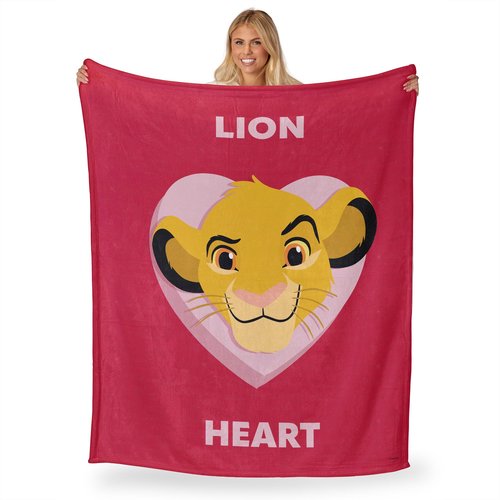 Northwest Lion King Silk Touch Throw Blanket, 50" x 60", Lion Heart