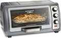 Hamilton Beach Air Fryer Toaster Oven - Large Capacity for 6 Slices or 12” Pizza | 4 Cooking Functions, Stainless Steel