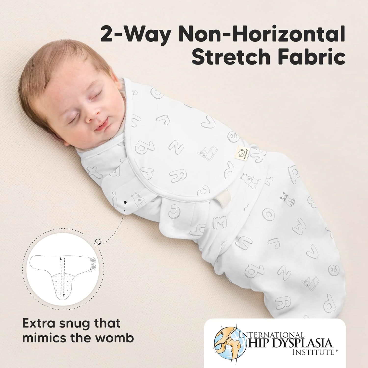 ABC Land Organic Baby Swaddle Sleep Sacks - Soft & Snug for Newborns 3-6 Months | 3-Pack Nursery Blankets