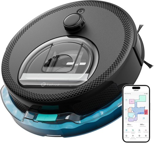 Lefant M330 Pro LiDAR Robot Vacuum & Mop - Smart Mapping, Tangle-Free Pet Hair, Slim Design
