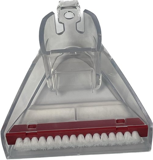 LHG Fits Hoover Upholstery and Stair Cleaning Attachment 'Nozzle Body' with Red with White Bristles Brush Strip.