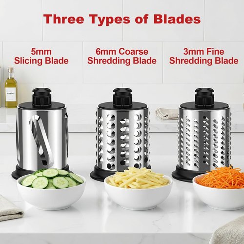 Meat Grinder & Cheese Grater Kitchen Aid Attachment, Slicer Shredder & Meat Grinder with Sausage Stuffer, 2 Pcs for Kitchen Aid Accessories and Attachments