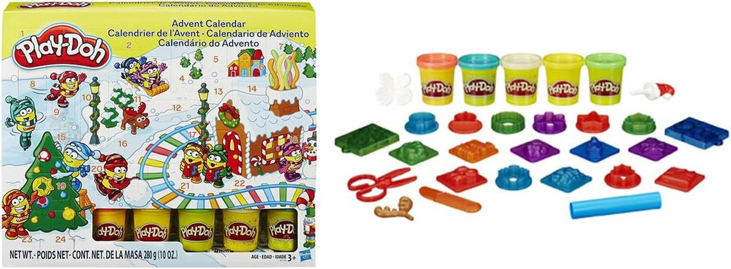 Play-Doh Advent Calendar - Fun Holiday Craft Kit for Kids | 24 Surprise Activities