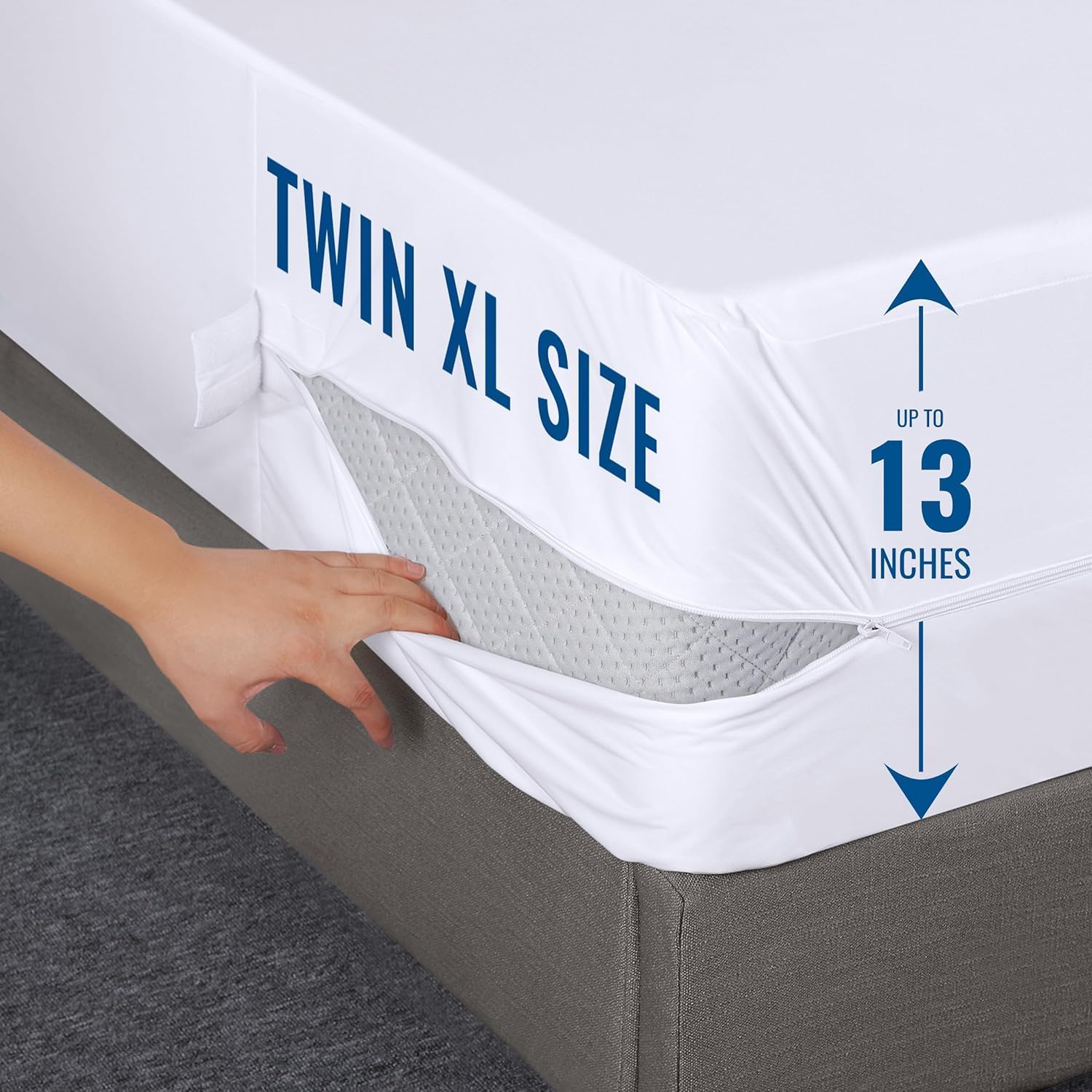 Utopia Bedding Mattress Protector - 100% Waterproof & Bed Bug Proof | Twin XL Size, Pack of 4