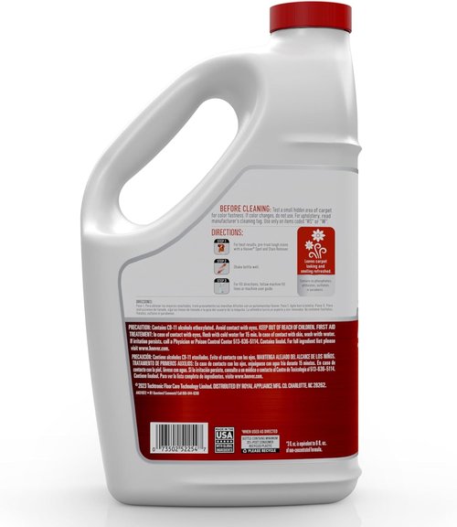 Hoover Deep Cleaning Carpet Shampoo - Concentrated 128oz Machine Cleaner Solution | AH30932