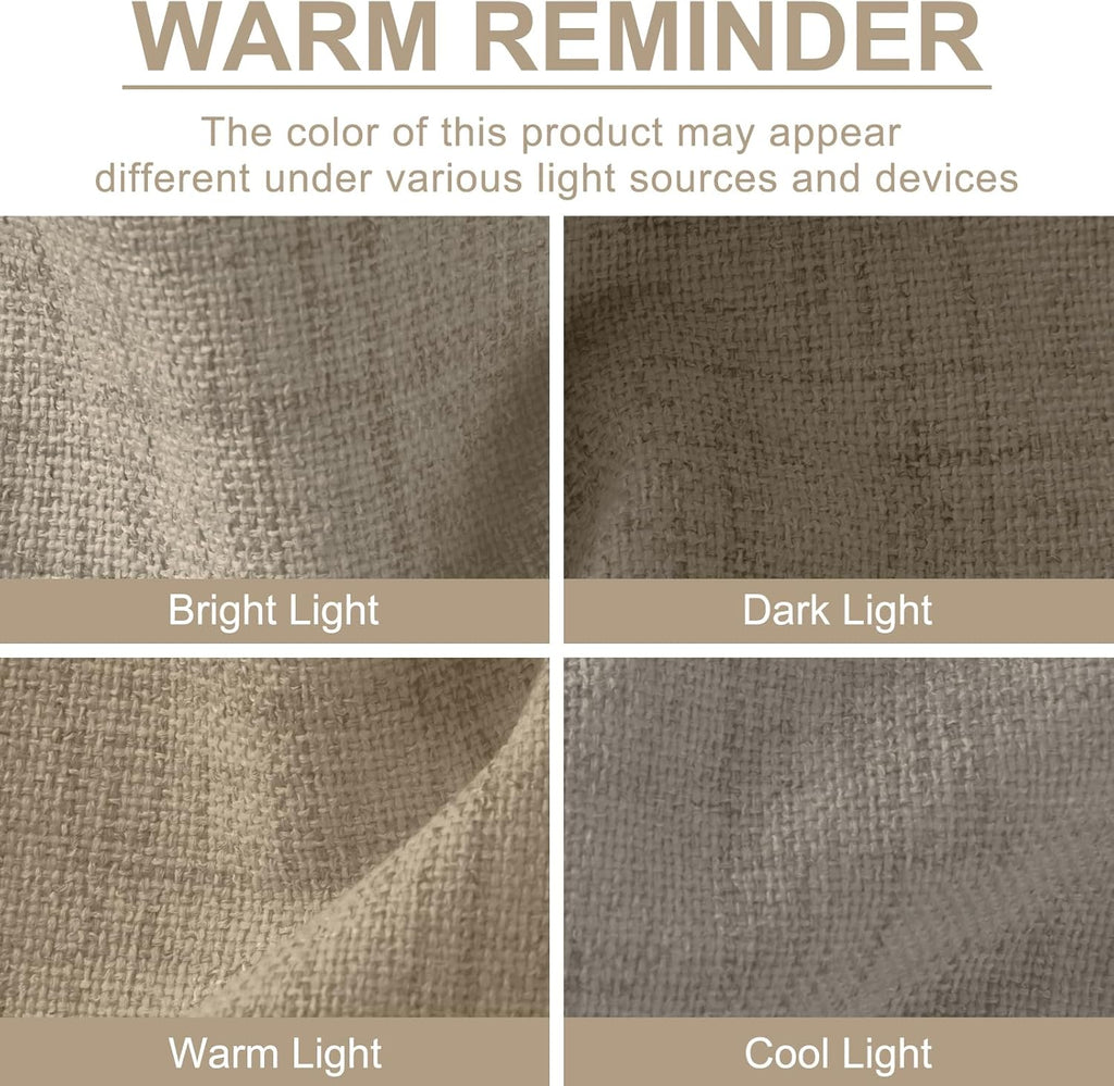 Skiennix 100% Blackout Curtains - Thermal Insulated Drapes for Bedroom | 50" W x 72" L, 2 Panels Set