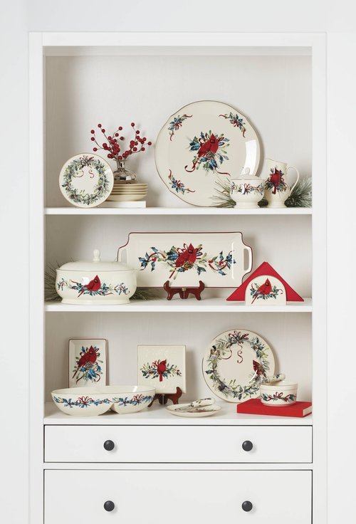 Lenox 847266 Winter Greetings Sugar & Creamer Set, Christmas & Holiday Hosting