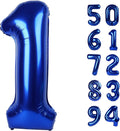 40-Inch Night Blue Number 1 Balloon - First Birthday Decorations for Girls & Toddlers