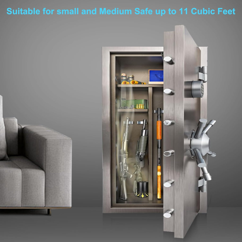 Skiennix Gun Safe Dehumidifier - Electric 360° Heating Air Dryer with Built-In Fan | Compact Design