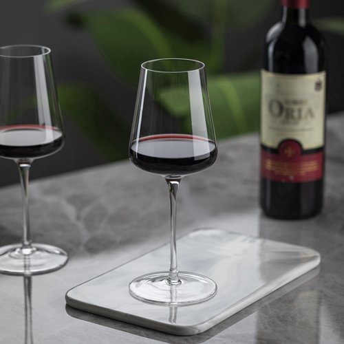CnSneg Red Wine Glasses Set of 2, Crystal Wine Glasses 13.5OZ, Hand Blown Premium White Wine Glass, Unique Wedding Gift