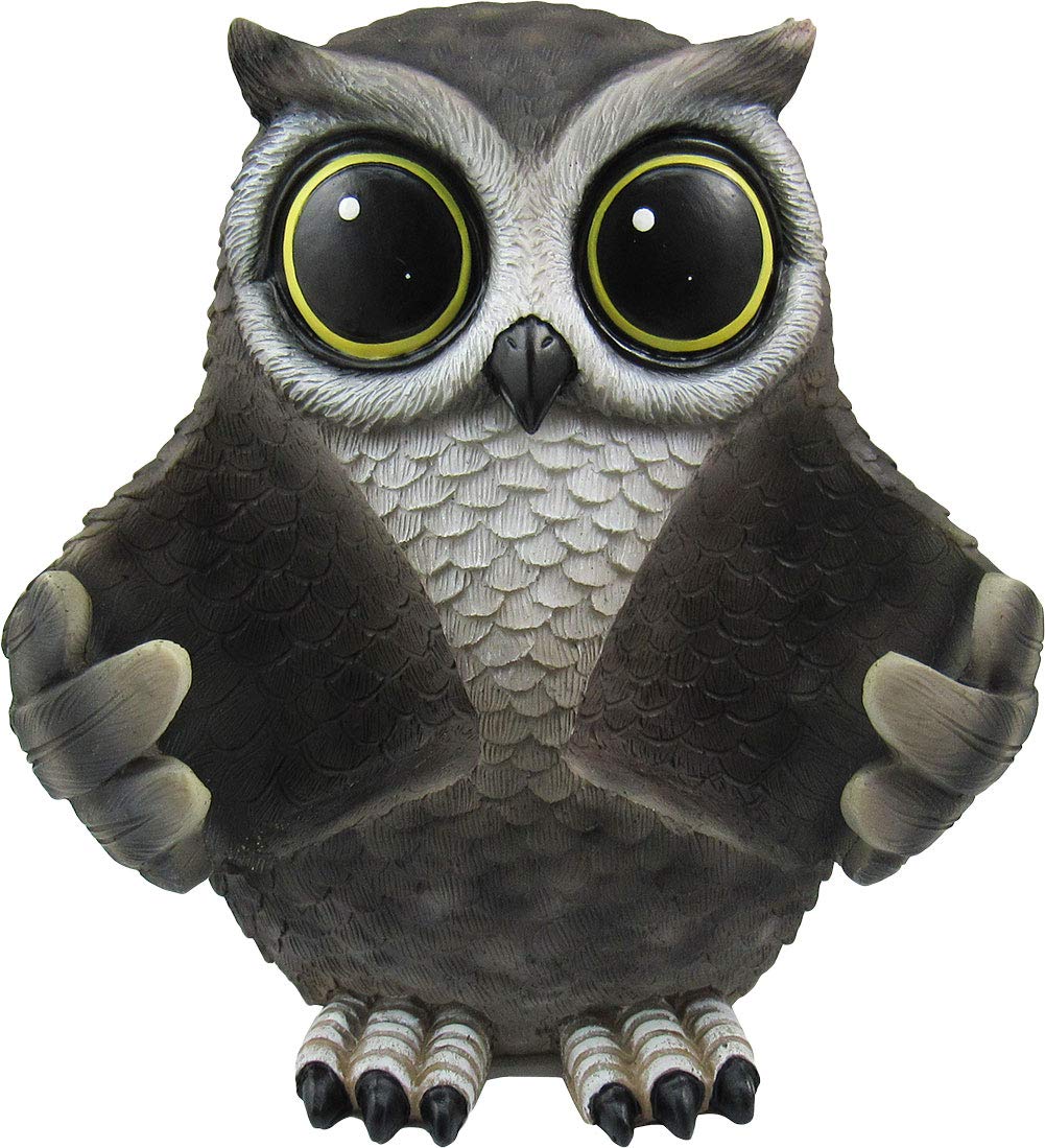 DWK Animal Holder with Salt And Pepper Shaker Set (3 Piece) | Kitchen Décor and Accessories | Salt and Pepper Shakers | Home Décor | Home Decorations… (Owl)