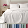 California Design Den Queen Sheets Set - Soft 800 Thread Count Sateen, 100% Cotton Bed Sheets Set with Deep Pockets, Durable Bedding - True Ivory