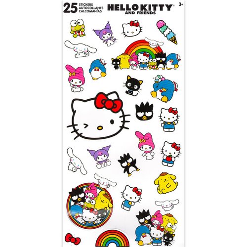 Hello Kitty Time at Home Figures Blind Bags Set - 3 Pack Sanrio Time at Home Mystery Bags Bundle with Mini Figures Featuring Pochacco, My Melody, Kuromi, More Plus Stickers | Hello Kitty Party Favors