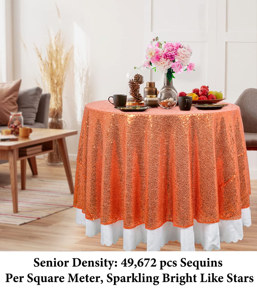 DUOBAO Black Sequin Tablecloth 90x132 Inch Rectangle Table Cloths 8 Ft Christmas Glitter Tablecloths Sequence Table Overlays for Party Wedding (90x132-Inches)