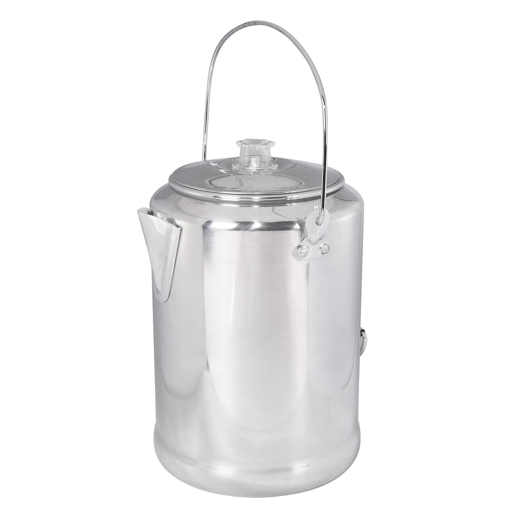 Stansport Camper's Percolator Coffee Pot 20 Cups (279), Aluminum