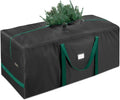 BALEINE Christmas Tree Storage Bag - Heavy Duty 900D Oxford Fabric, Extra Large with Reinforced Handles & Dual Zippers (Black)