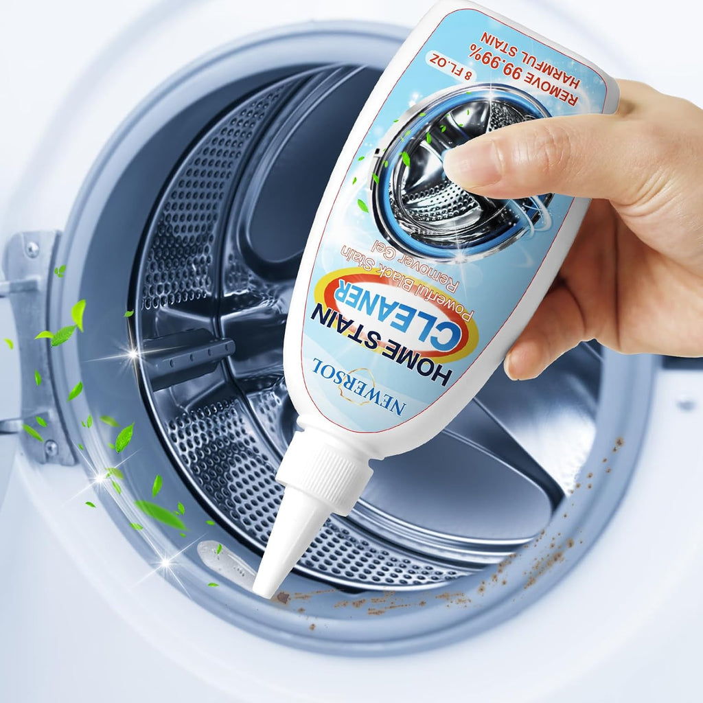 Skiennix Black Stain Remover Gel - Powerful Washing Machine & Grout Cleaner | 8 Fl Oz for Home Use