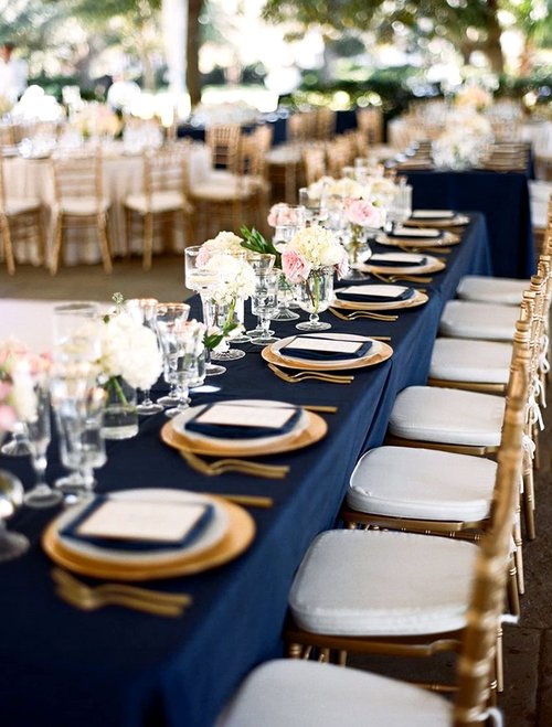 12 Pack 60 x 102 Inch Rectangle Tablecloth, Navy Blue Tablecloth for 6 Feet Rectangle Tables, Washable Fabric Table Cloth for Wedding Dining Table Buffet Parties Camping