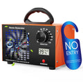 Ozone Generator Odor Eliminator Machine - 2-In-1 Air Ionizer Purifier 160,000mg/H High Capacity O3 Deodorizer With Temp/Humidity Display, Ozonator For Home, Car, House, Hotel, Kitchen, & Pet Areas