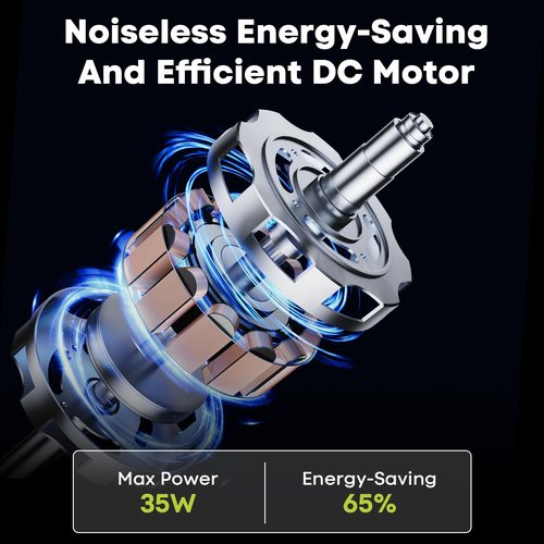 42 Inch Black Ceiling Fans with Lights and Remote/APP, Modern Ceiling Fan for Living Room Outdoor Ceiling Fan 6-Speed Adjustable Reversible DC Motor Timer Noiseless 3CCT Dimmable for Bedroom Office