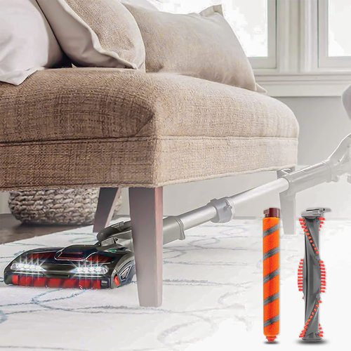 Coodss Replacement Roller Brush Kit Compatible with Shark NV800,NV800W,NV801,NV801Q,NV803,UV810,HV380,HV381,HV382,HV384 Vacuum Cleaner (1 Soft Roller Brush + 1 All-Surface Roller Brush)