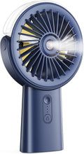 Otlonpe Handheld Misting Fan - Portable Rechargeable Water Spray Fan | 4000mAh Battery, 3-Speed, 4-15 Hrs Runtime
