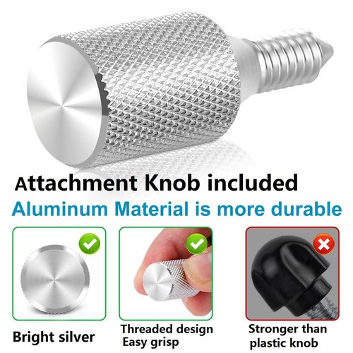 FavorKit Pasta Noodle Maker Attachment Set for KitchenAid Mixers Plus Hub Knob Screw Accessory Included Dough Sheet Roller, Spaghetti & Fettuccine Cutters-Unique Design