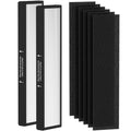 182550 Filter Replacement, Compatible with Bionaire BAP536UV-U Air Purifier and Holmes HAP537UV / 2141139 Air Purifier, 2 H13 True HEPA Filter and 6 Activated Carbon Pre-Filter