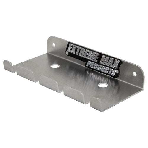 Extreme Max 5001.6297 6" Mini Air Tool Holder for Enclosed Race Trailer, Shop, Garage, Storage - Silver