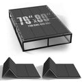 Imperius Folding Spring Box,Bunkie Board,10MM, Bed Support Flat Noodles, King Size 76x80'' ﻿ ﻿Light and Thin, Breathable, Noise Minimizing,Moisture Resistant Bunkieboards