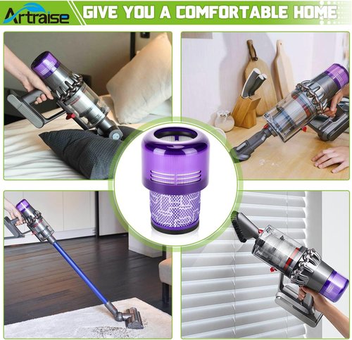 Artraise V15 Filter Replacement - Compatible with Dyson V11 Torque Drive | 2 Pack for Enhanced Cleaning