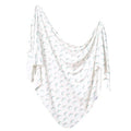 Copper Pearl Large Premium Knit Baby Swaddle Receiving Blanket Rainbows Daydream