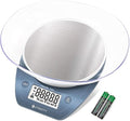 Etekcity Digital Food Scale - Accurate Grams & Ounces Measurement | 11lb/5kg, Stainless Steel, Prussian Blue