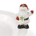 Lenox 894245 Profile Santa Popper, White, Christmas & Holiday Hosting