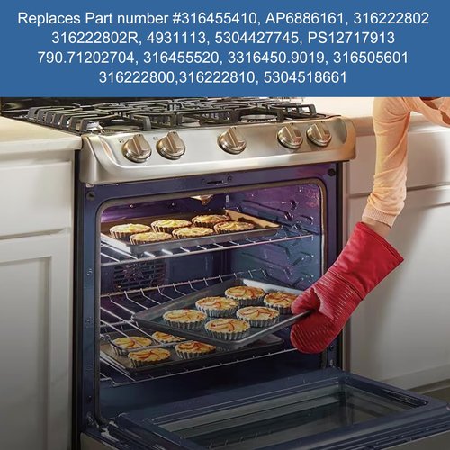 5304518661 316455410 Oven Range Control Board for Frigidaire Kenmore oven Stove Board Oven Range Stove Clock Control Board AP6886161 316222800 316222802 （Blue board）