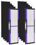 FLT5250PT HEPA Air Purifier Replacement Filter C with Pet CARE Treatment for G-Guardian AC5250PT, AC5000E, AC5300B, AC5350W, AC5350B, CDAP5500 2 Purple Pet Care HEPA with 8 Carbon Pre-Filters