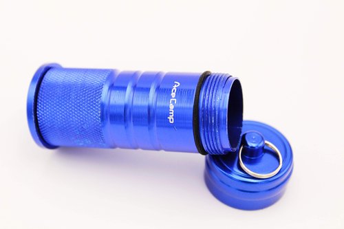 AceCamp Waterproof Matchbox Canister, Airtight Match Container, Watertight Box Keeps Matches Dry for Camping, Survival, Outdoors, Backpacking, Hiking, Campfire, Emergency