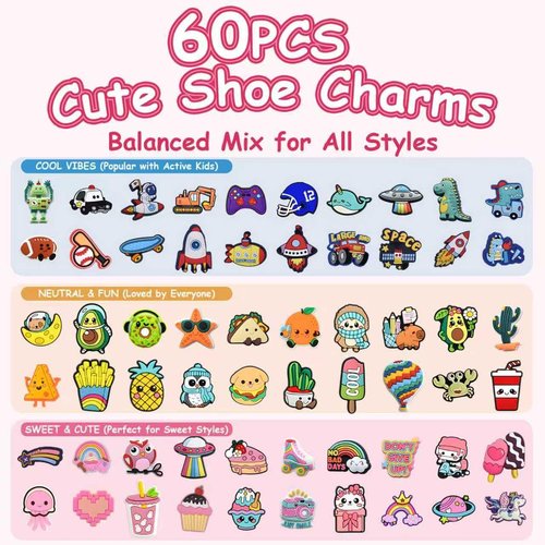 Classroom Exchange Valentine Cards 30 Pcs with 60 Cute Shoe Charms, Class Valentines Day Cards for Kids, Students Valentine Party Favors for Boys and Girls, Funny Valentines Bulk for School Classmates