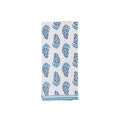 Mud Pie Blooms Blue Block Towel; 26" x 16 1/2"