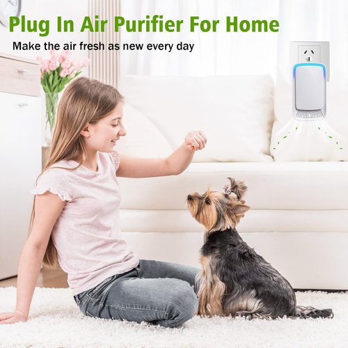 Lmhaichao Air Purifier for Strong Odor, Litter Box Deodorizer for Cats & Dogs, Odor Control for Bedroom, Toilet, Kitchen, Smoke & Pet Areas, Quiet Air Freshener for Home(3)