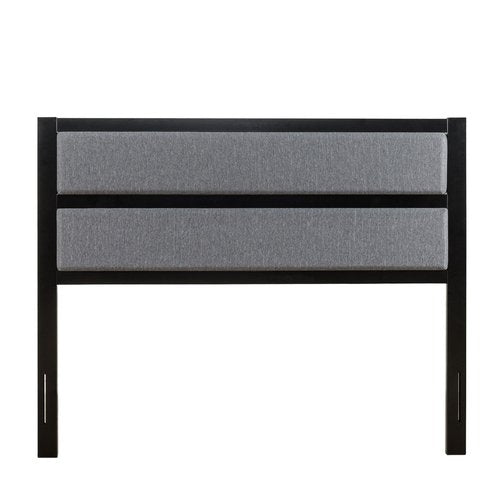 Zinus Modern Studio Upholstered Metal Headboard, Full