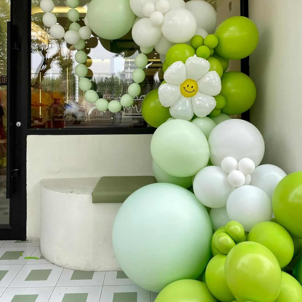 Voircoloria 90-Pack Lime Green Balloons - Versatile Sizes for Graduation, Weddings & Parties