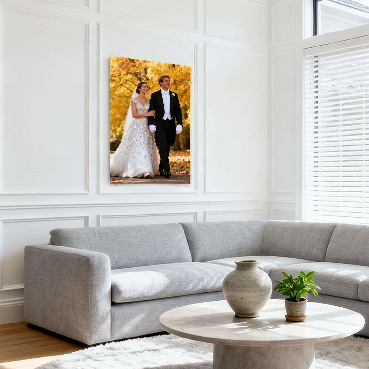 Skiennix Personalized Canvas Prints - Custom Framed Wall Art (16x20) | Transform Your Photos into Stunning Decor