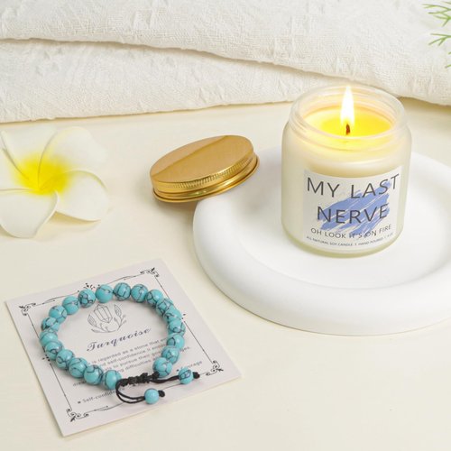 Happy Birthday Gifts for Teen Girls, Unique Gift Baskets for Women, Her, Self Care Thank You Get Well Valentines Day Present Set, 14pcs Cute Teenage Box for Friend Mom Sister Coworker (Blue)