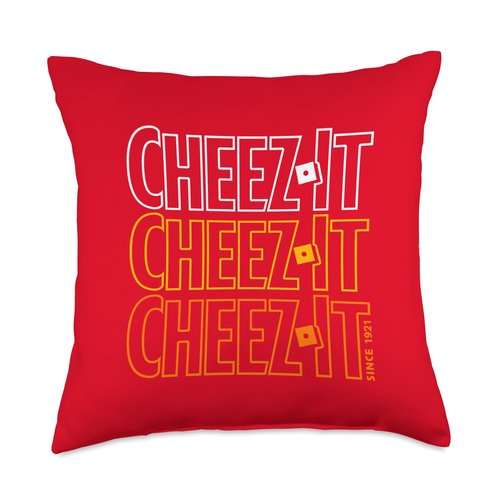 Cheez-It Since 1921 Throw Pillow
